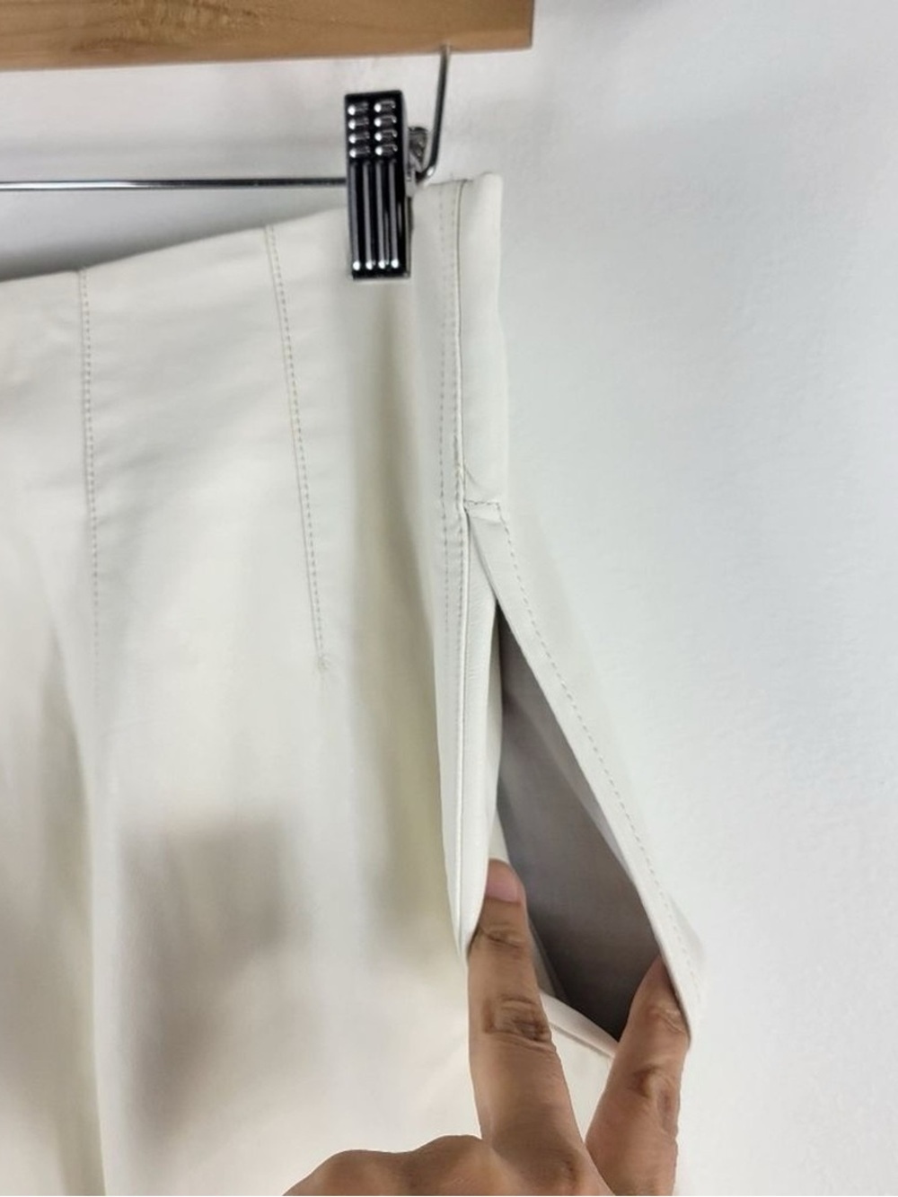 Free People Cecily Faux Leather Pants Size 0 - Picture 7 of 8